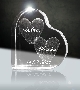 Cuore in Cristallo 3D 